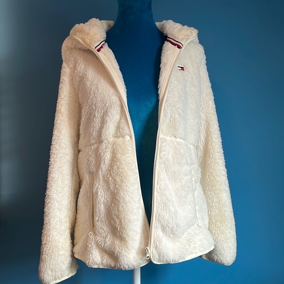 Tommy Hilfiger Zip-up Faux Fur Teddy Jacket - Picture 2 of 9